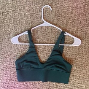 Parade longline ribbed bralette in Teal